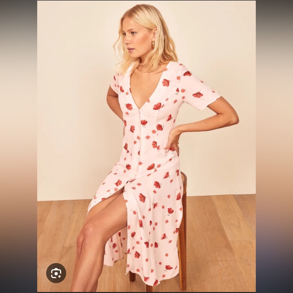 Reformation Locklin Dress Size 4 Floral NWOT